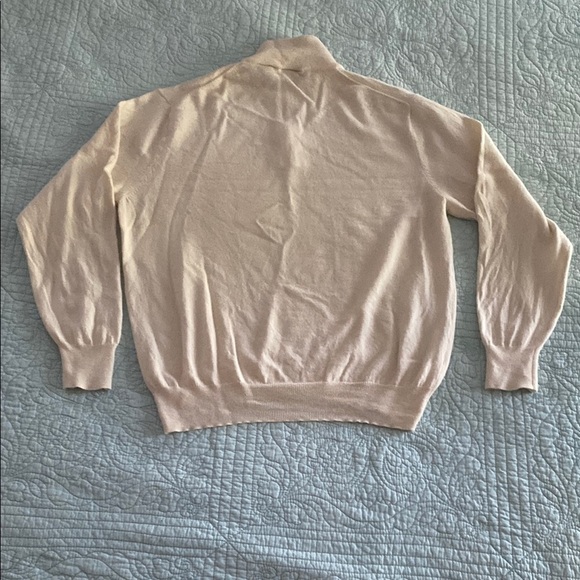 Jos. A. Bank Women's Cream Turtleneck Sweater - Picture 3 of 3
